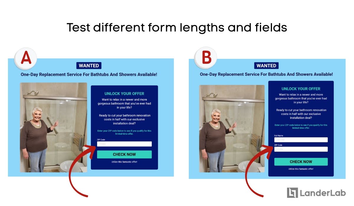 AB Testing Opt-ins and Form Fields