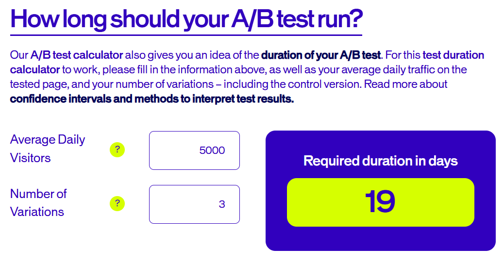 How long should your AB Test run