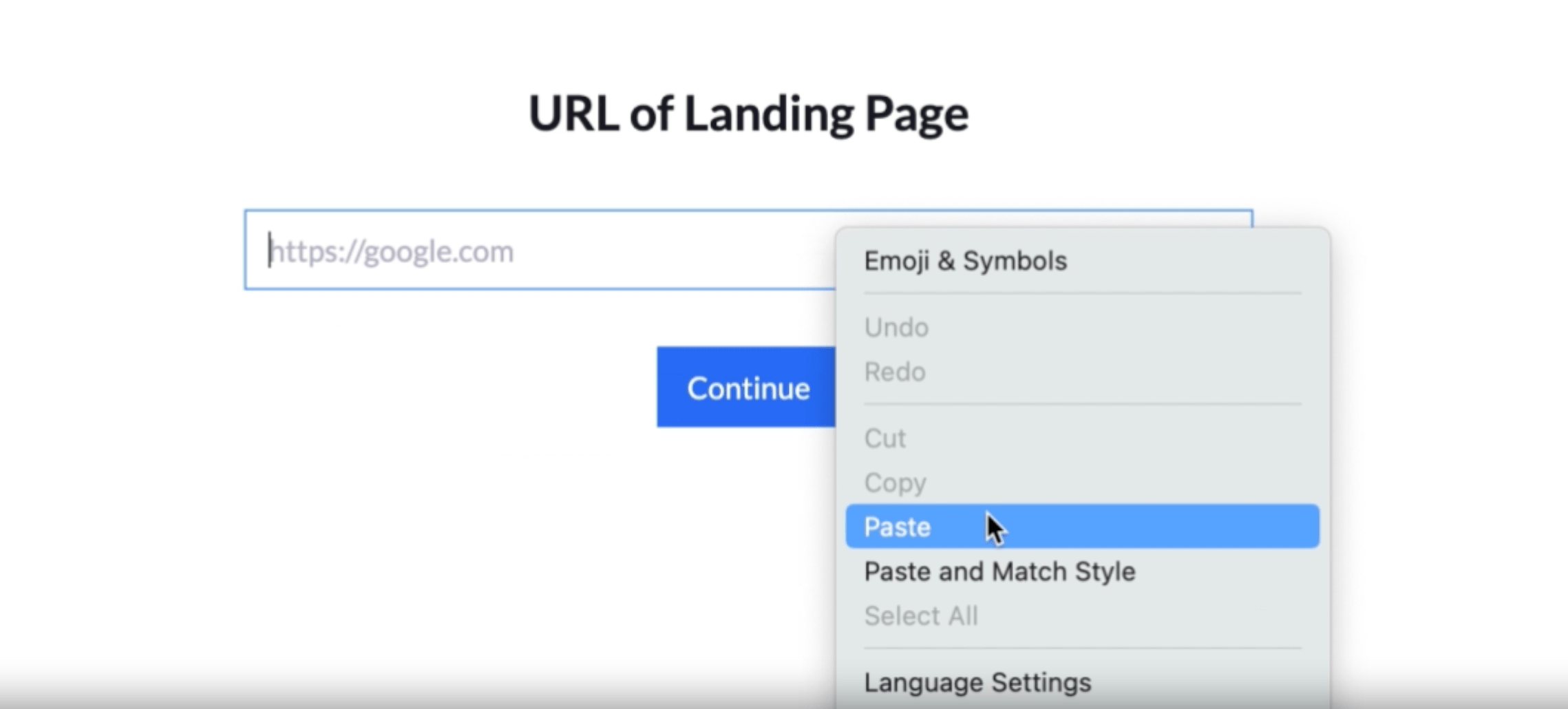 Landing Page Cloning