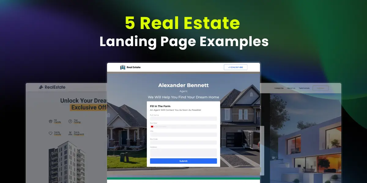 5 Real Estate Landing Page Examples Proven to Convert
