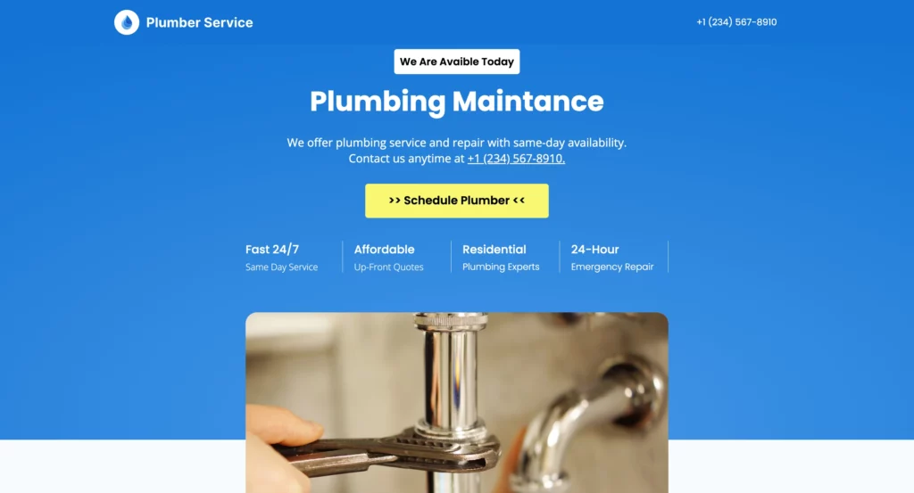 plumbing template