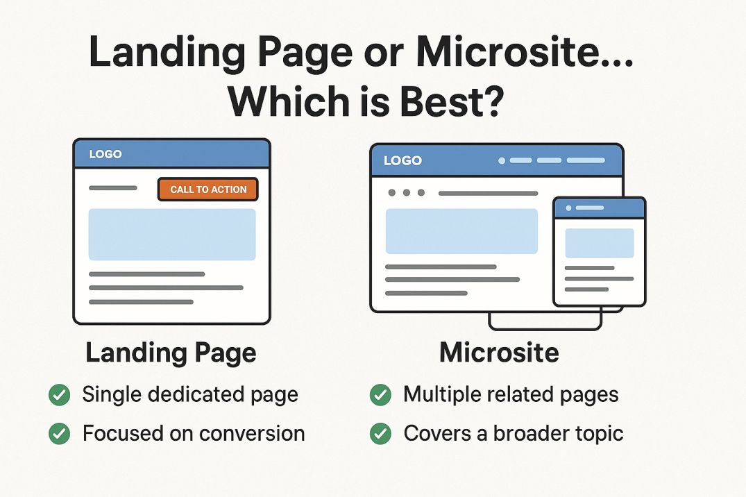 Landing Page vs Microsite Comparison