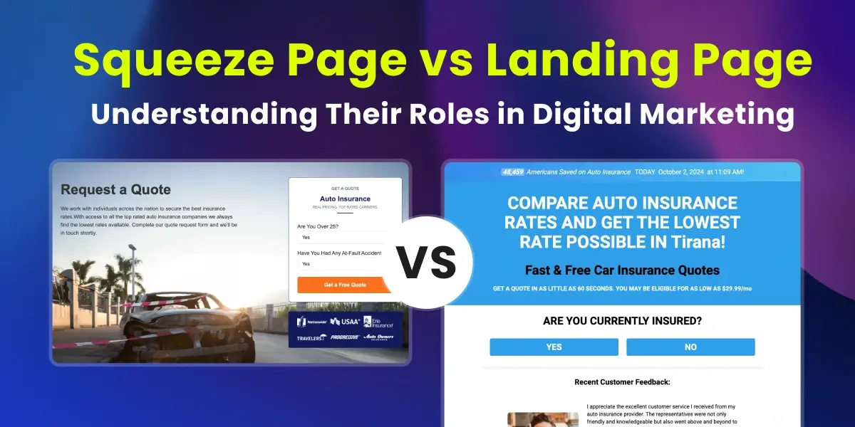 Squeeze Page vs Landing Page: Understanding Their Roles in Digital Marketing