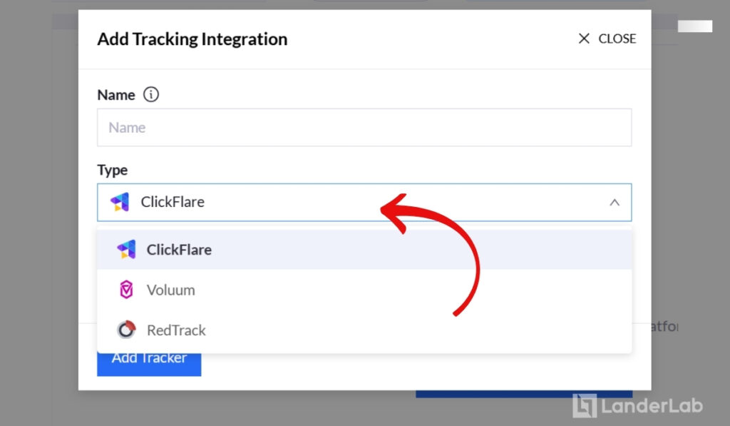 landerlab tracker integration