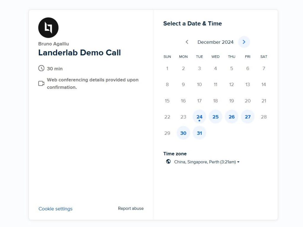 LanderLab Demo Call