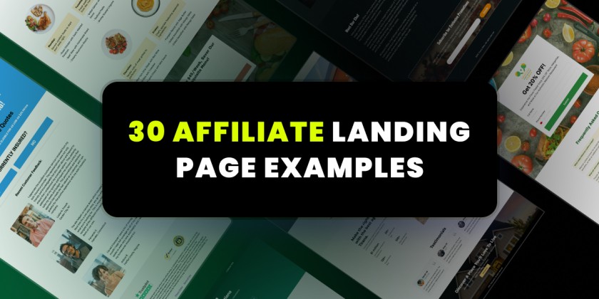 30 Affiliate Landing Page Examples