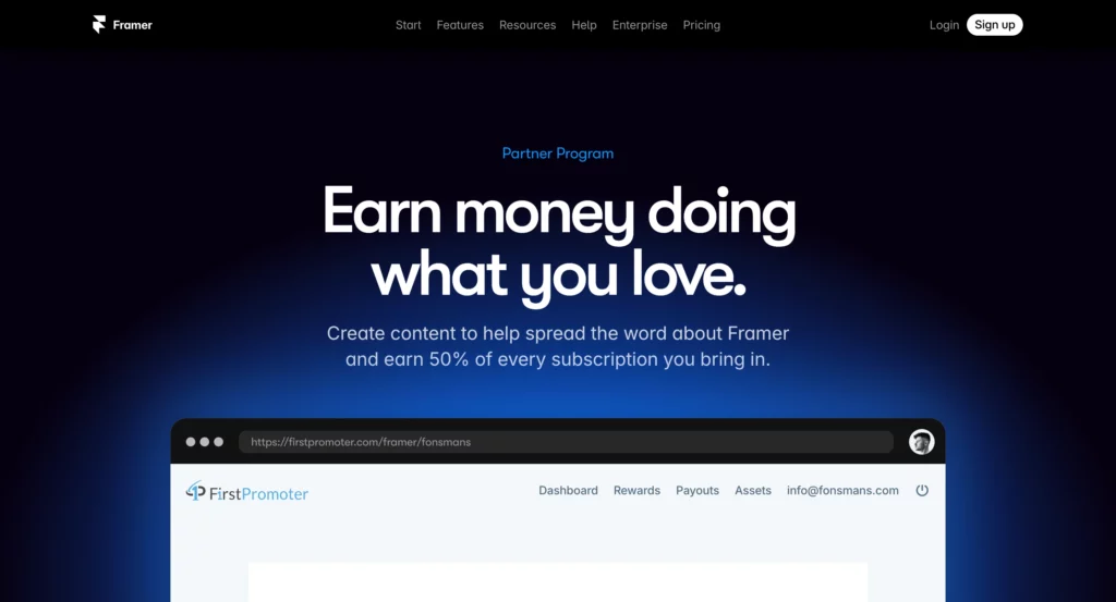 framer affiliate program