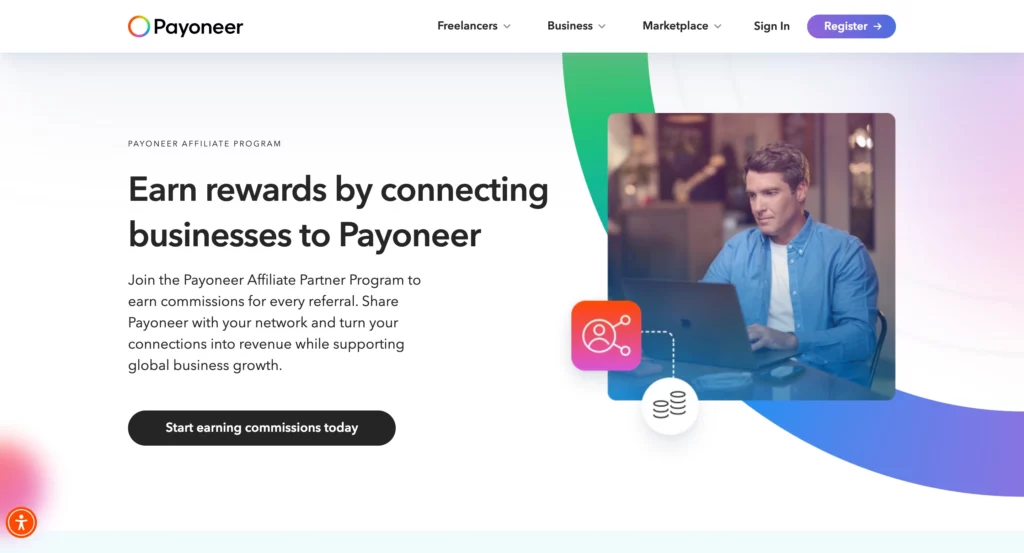 payoneer affiliate program