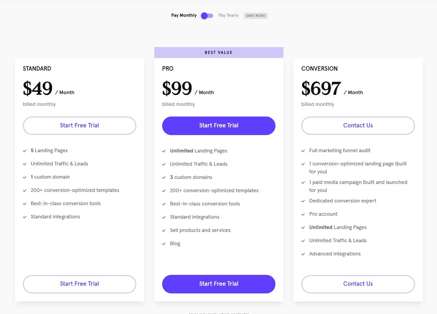 How Much is Leadpages per Month?