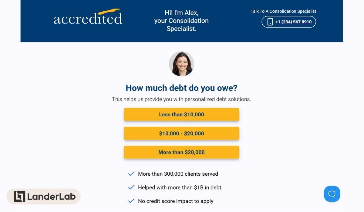 click through landing page