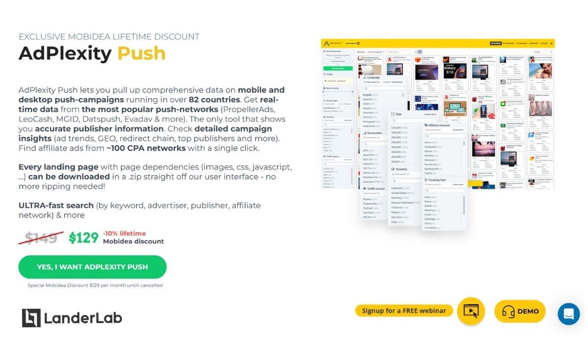 conversion-oriented landing page