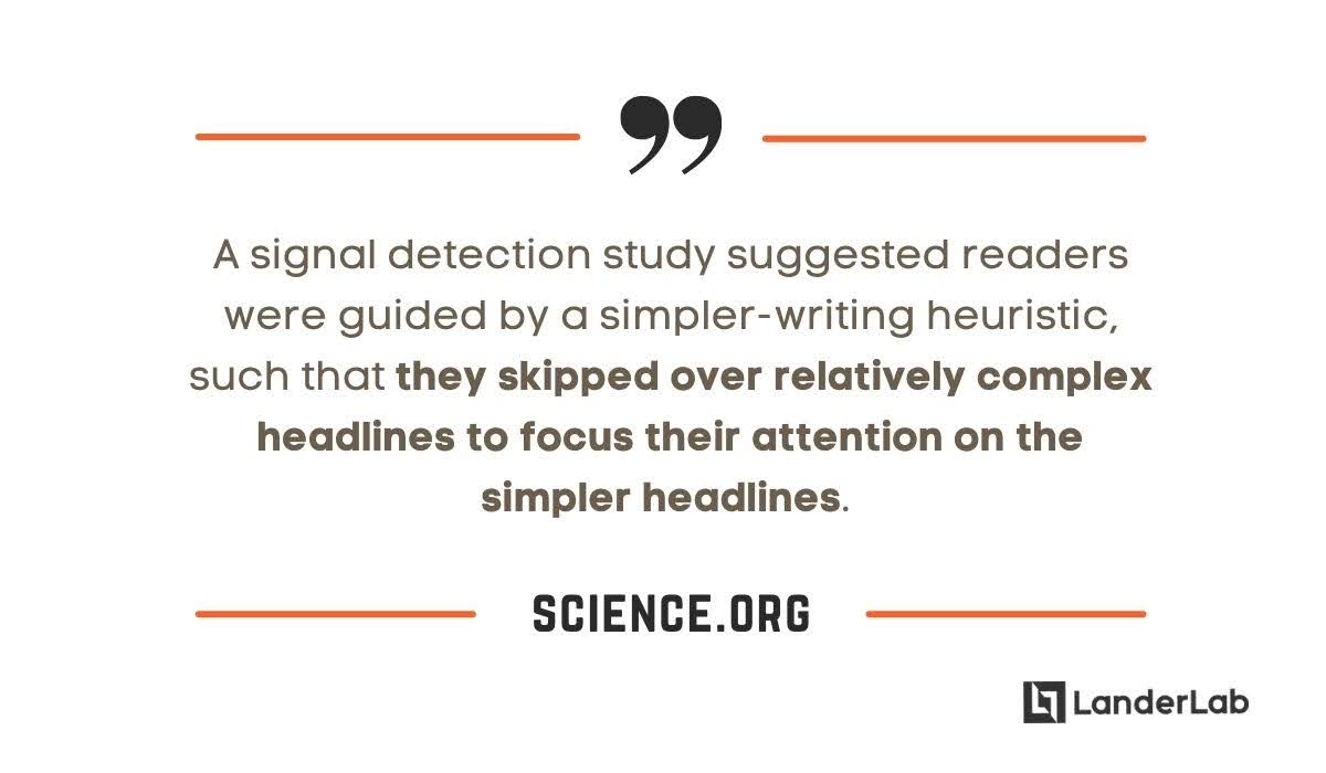 simpler headlines quote