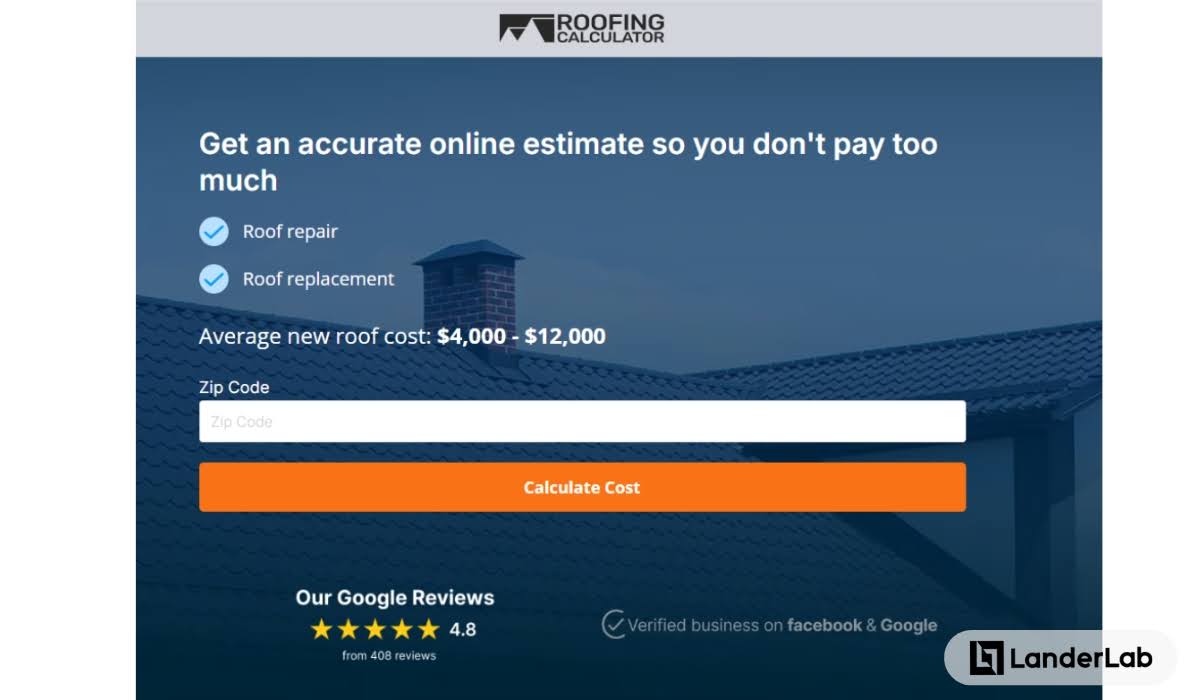 Lead Generation Roofing Calculator