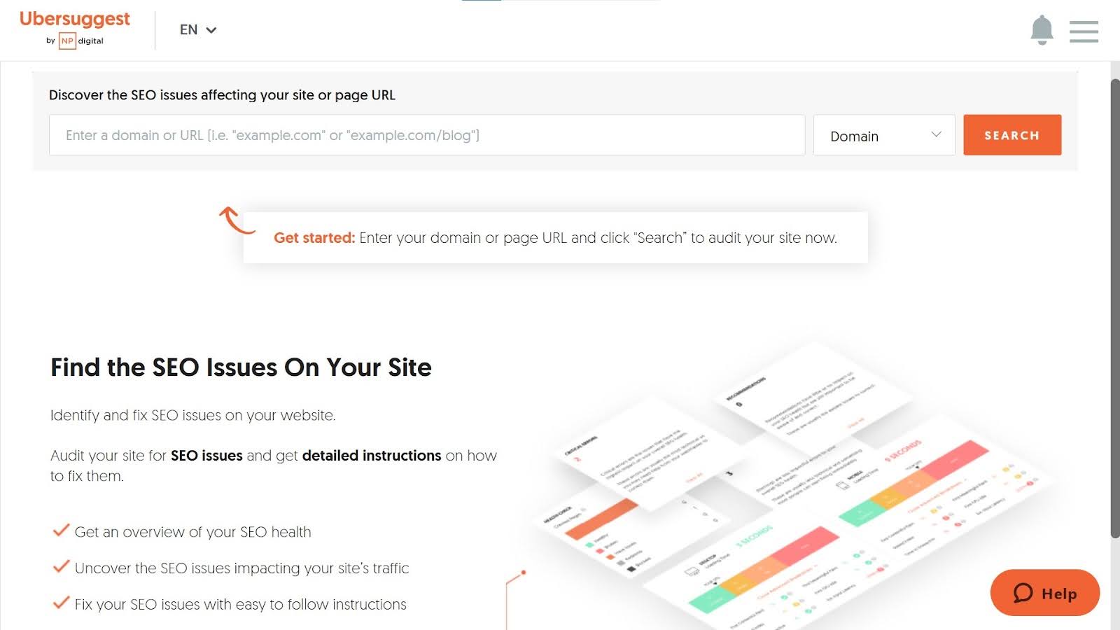 inbound lead generation assessment tools ubersuggest