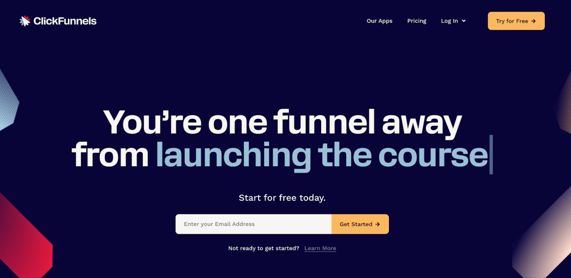 Clickfunnels Homepage