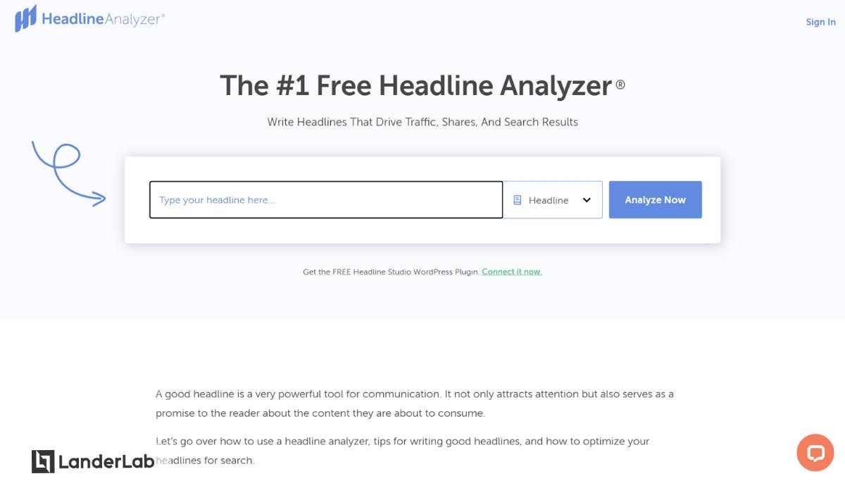Diagnostic Quizzes CoSchedule's Headline Analyzer