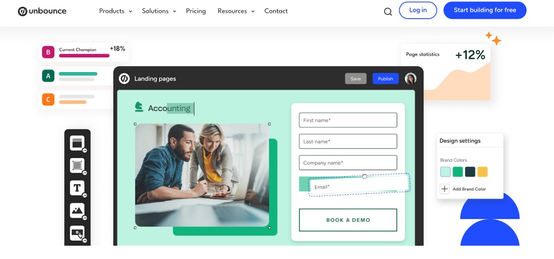 Unbounce Homepage