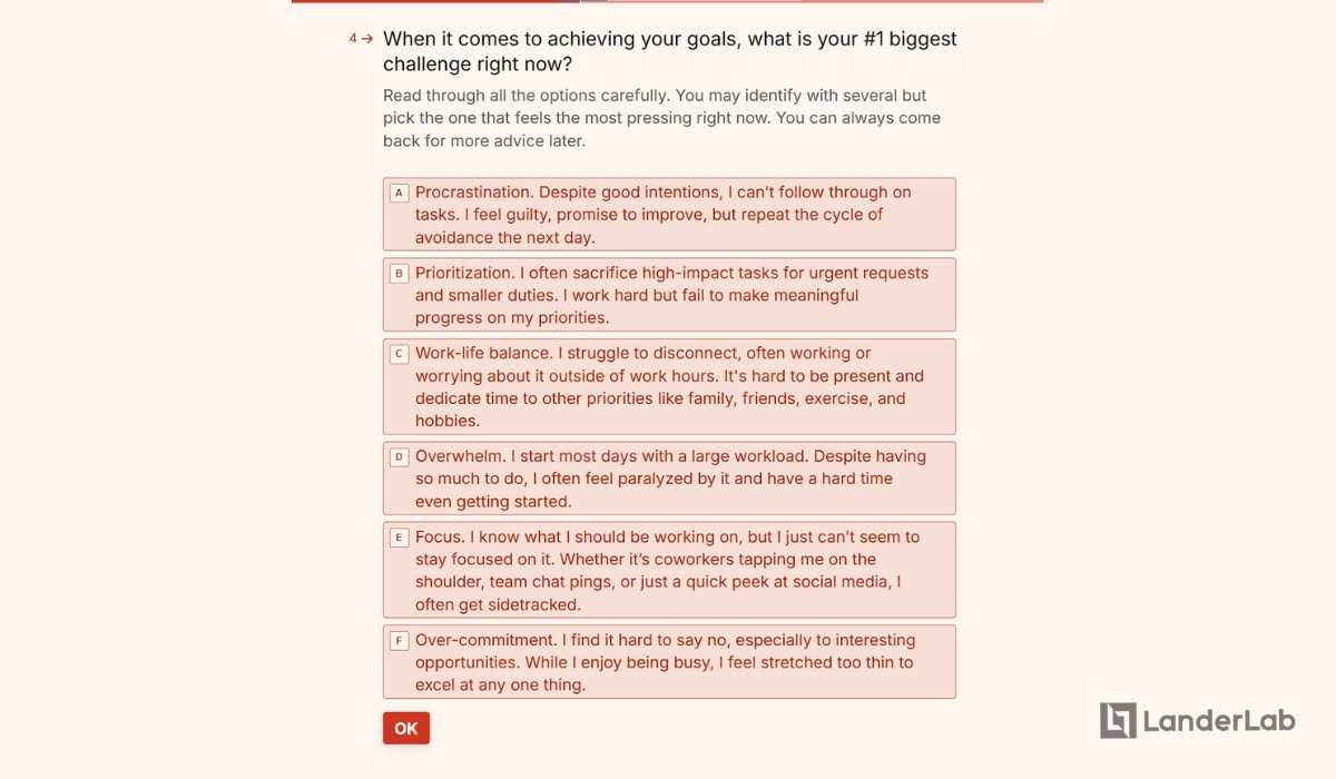 complex decision quiz questions