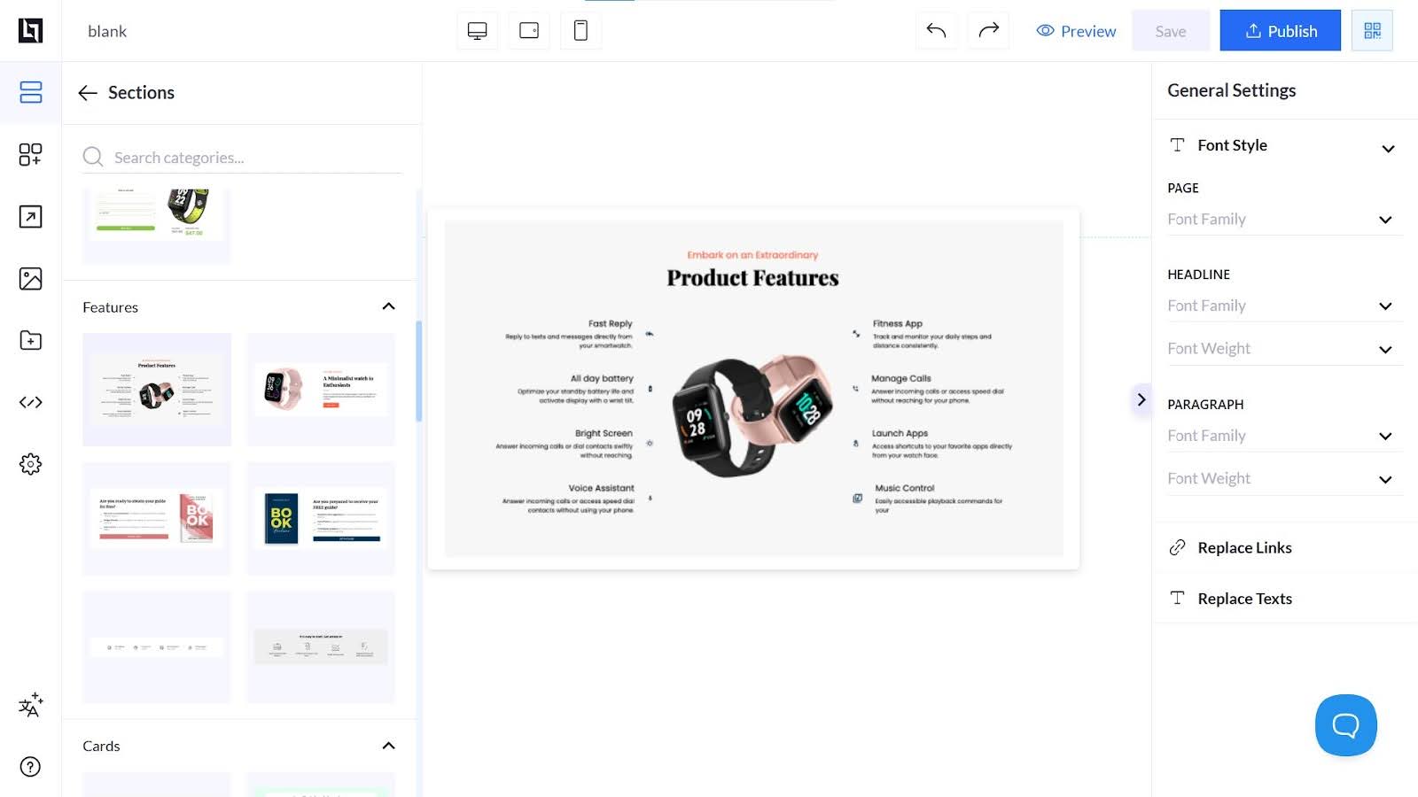 landerlab page editor