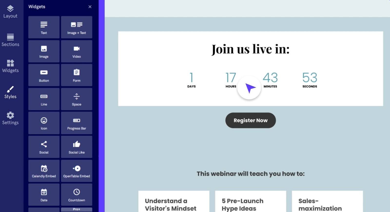 leadpages landing page builder