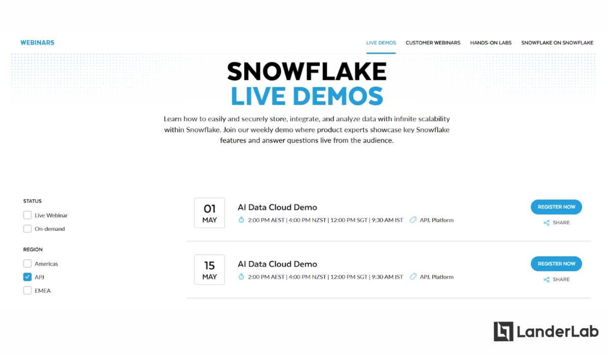qualify leads demo and webinars