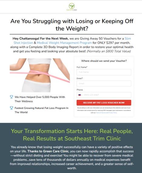Advertorial Landing Page
