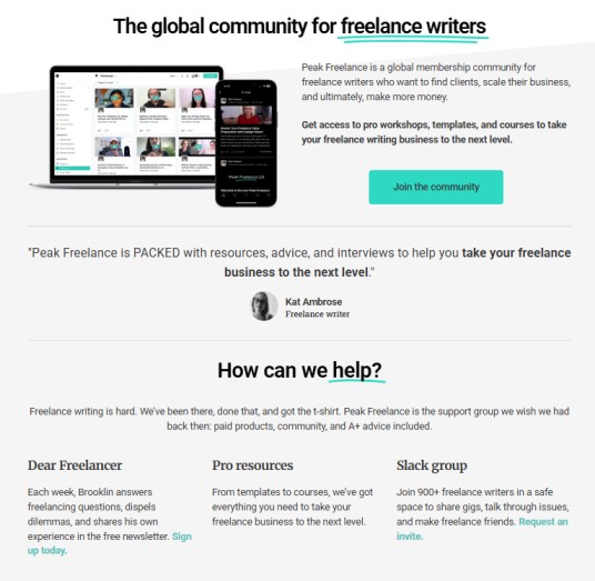 Membership Community Access Page