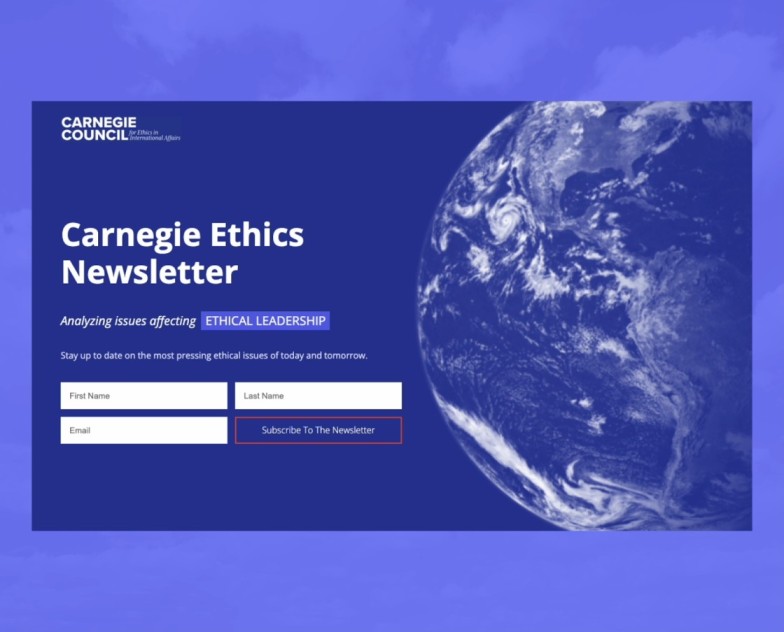 Newsletter Signup Page