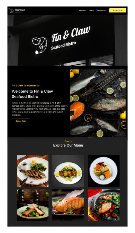 Online Reservation Lead Capture Page