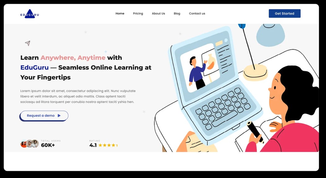 Request a Demo Template Page