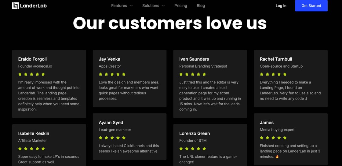 User Reviews LanderLab