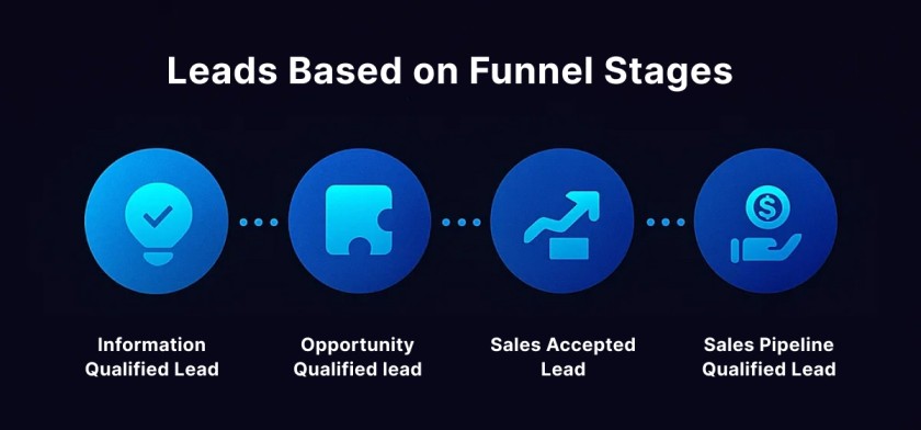types of leads based on conversion potential