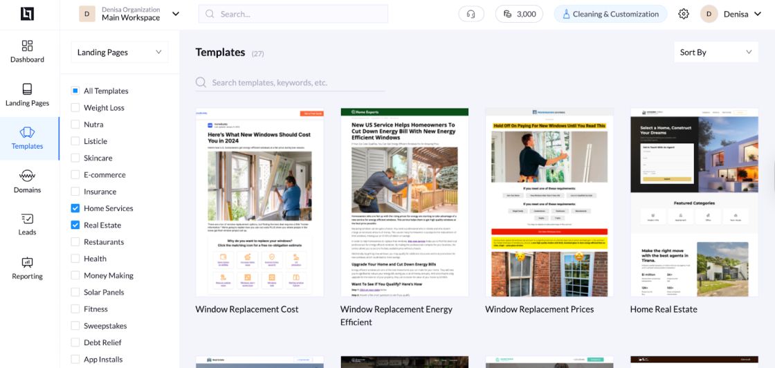 LanderLab Templates